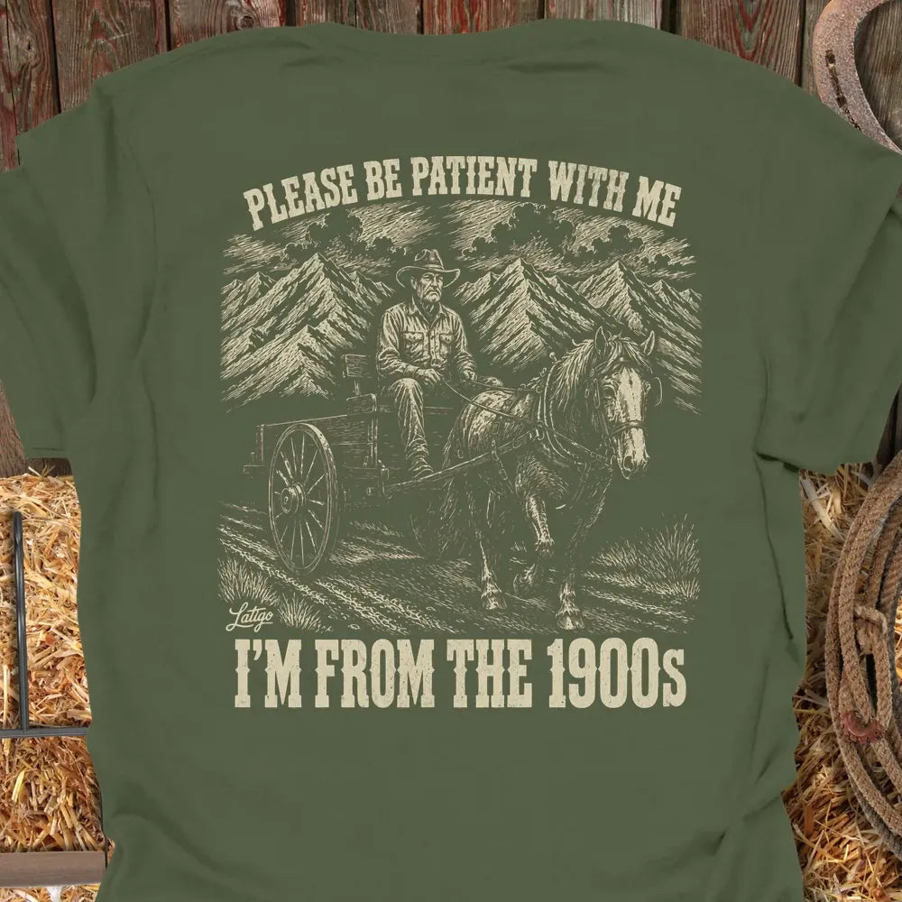 Printify T-Shirt Military Green / S 1900s Tee