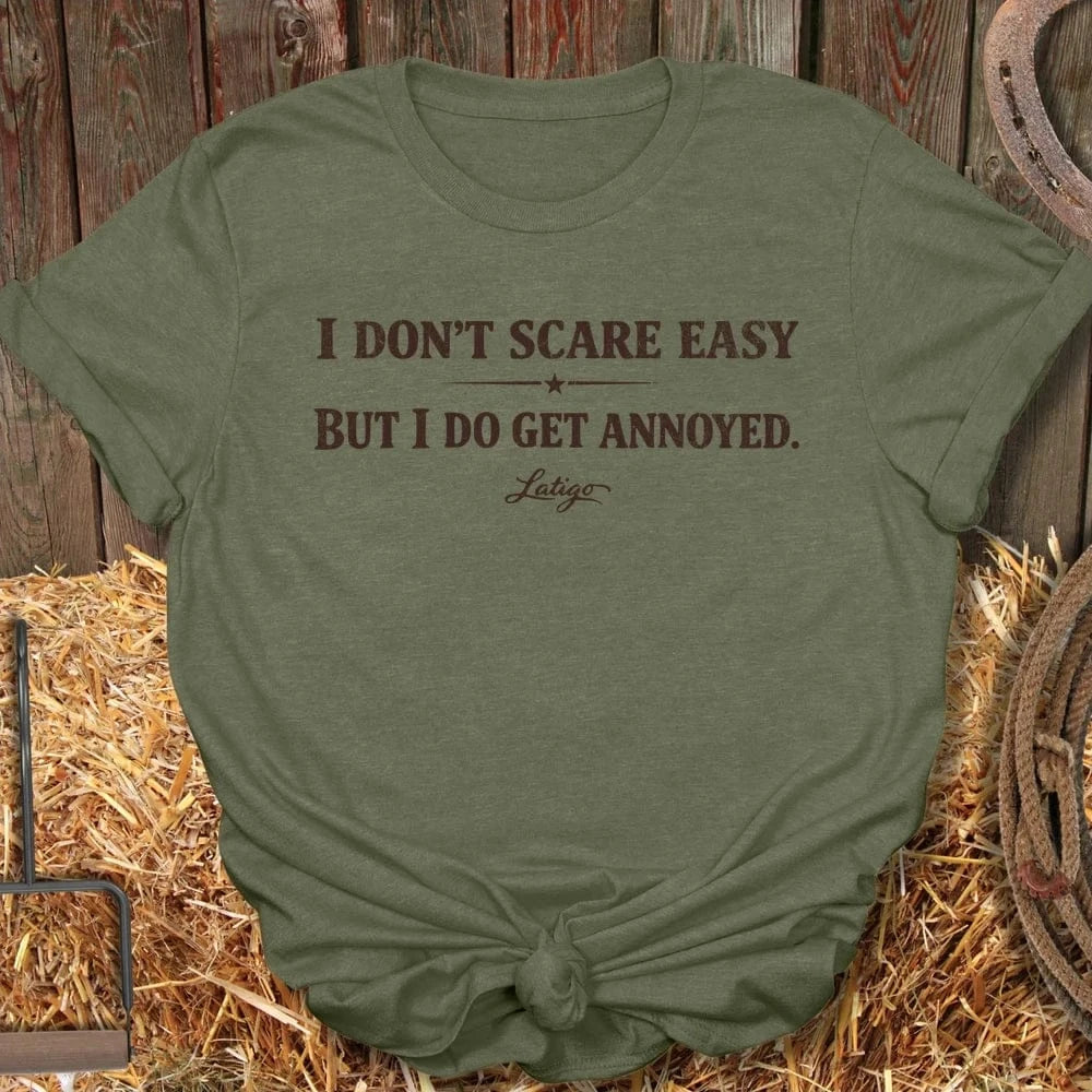 Printify T-Shirt Military Green / S Annoyed Tee