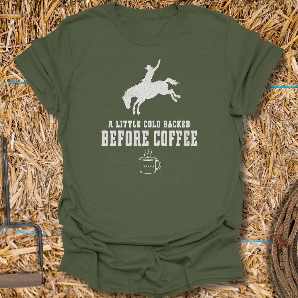 Printify T-Shirt Military Green / S Cold Back Tee