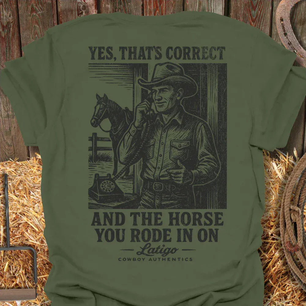 Printify T-Shirt Military Green / S Correct Tee