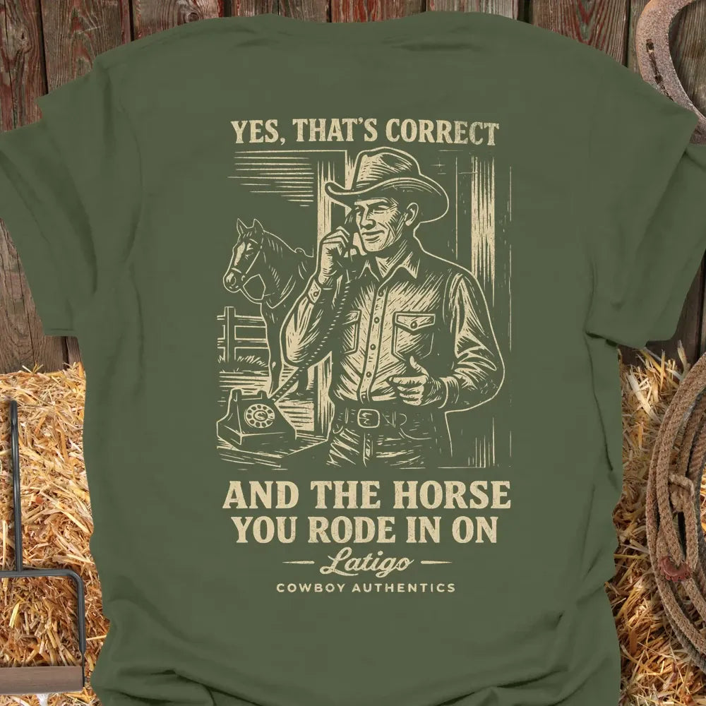 Printify T-Shirt Military Green / S Correct Tee