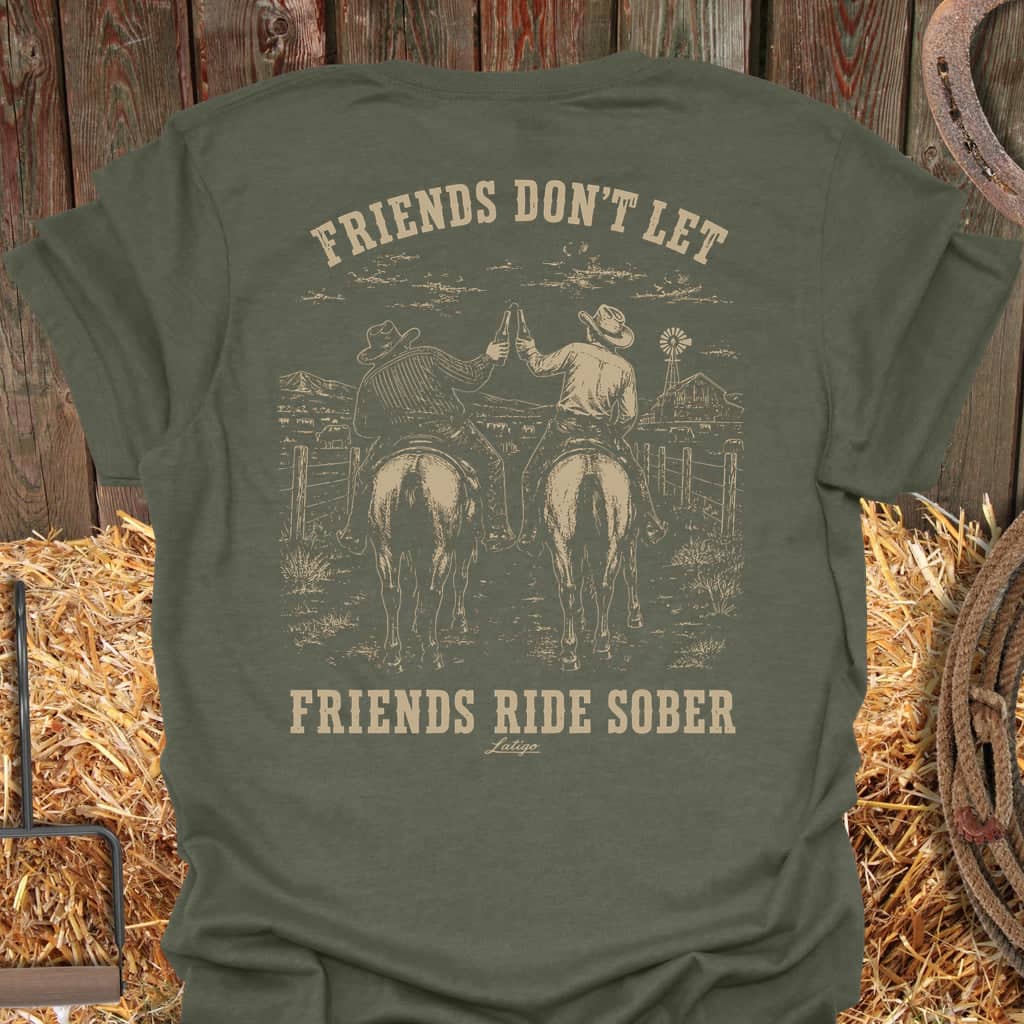 Printify T-Shirt Military Green / S Drunk Tee