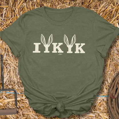 Printify T-Shirt Military Green / S If You Know Mules Tee