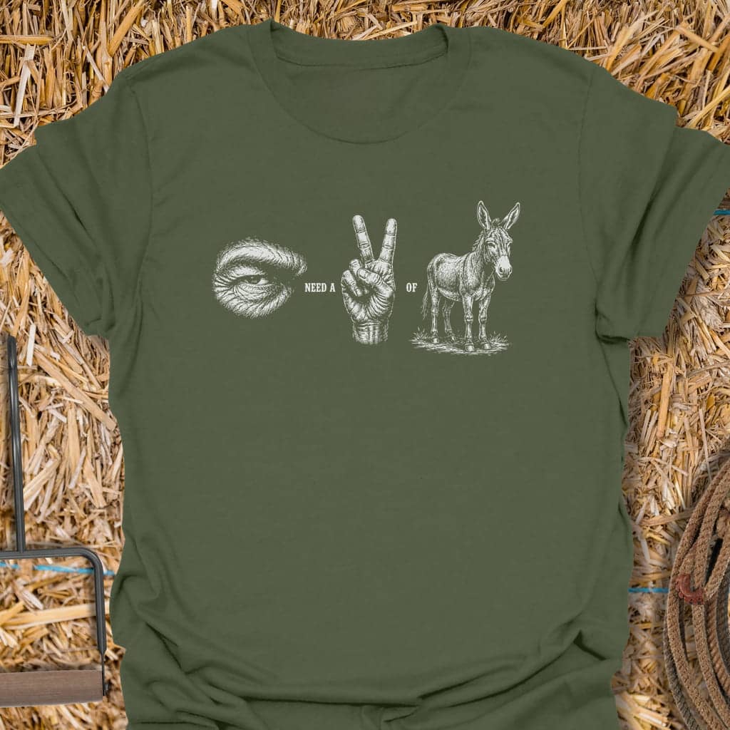 Printify T-Shirt Military Green / S Piece Tee