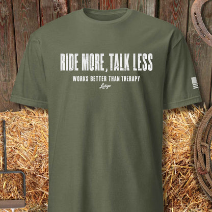 Printify T-Shirt Military Green / S Talk Less Tee