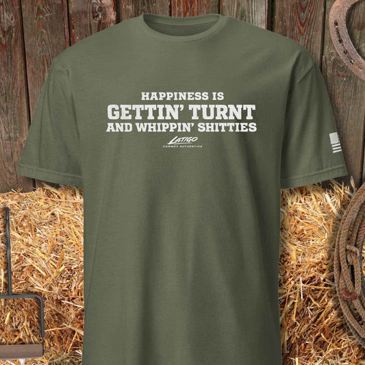 Printify T-Shirt Military Green / S Turnt Tee