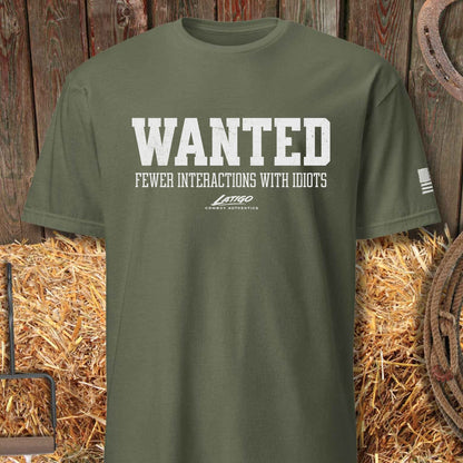 Printify T-Shirt Military Green / S Wanted Tee
