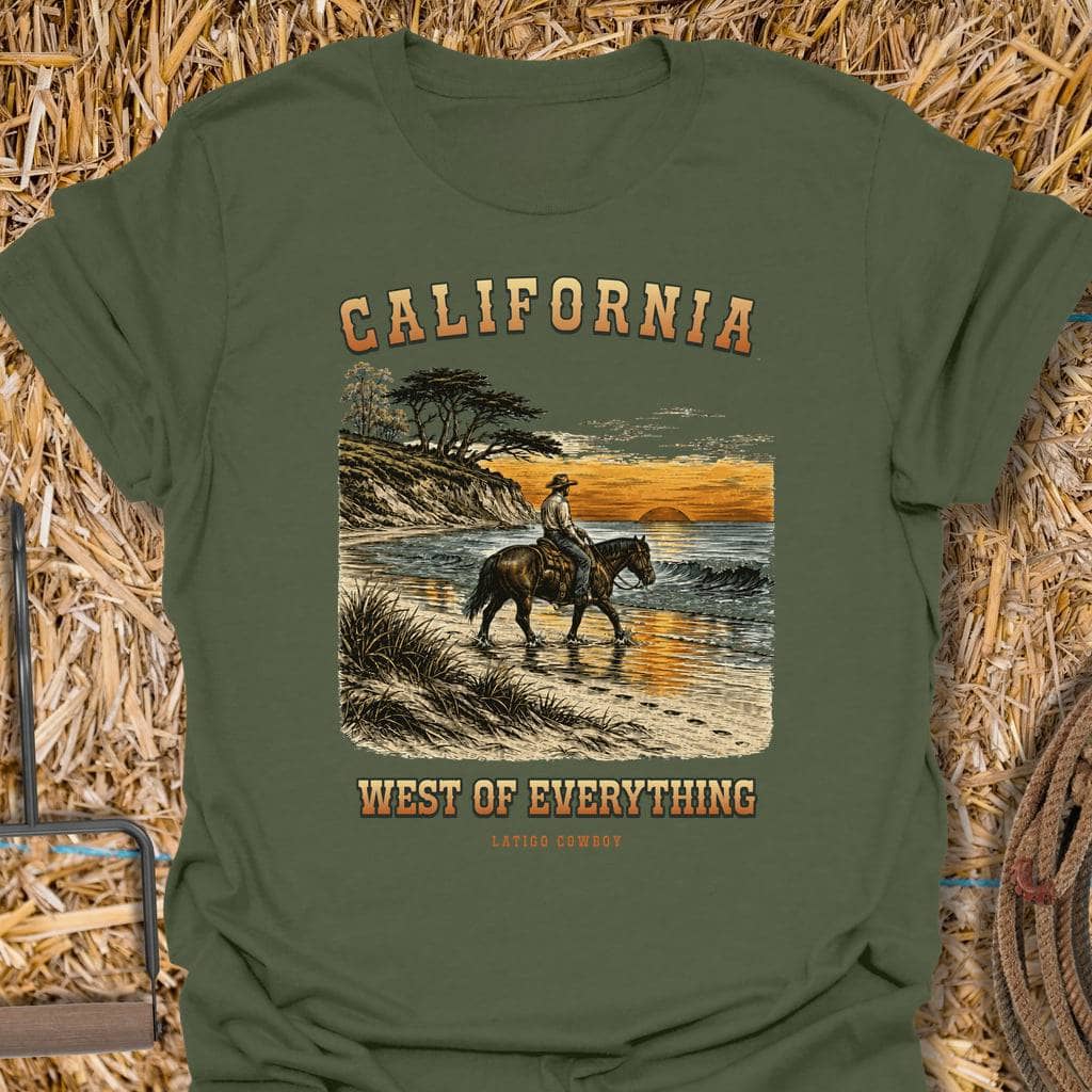 Printify T-Shirt Military Green / S West Of Everything Tee