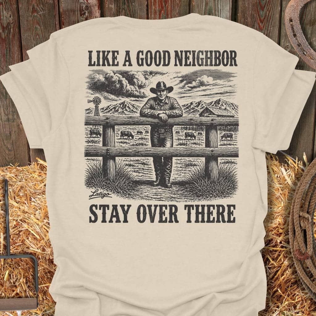 Printify T-Shirt Natural / 4XL Good Neighbor Big Country Tee