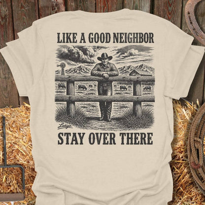 Printify T-Shirt Natural / 4XL Good Neighbor Big Country Tee