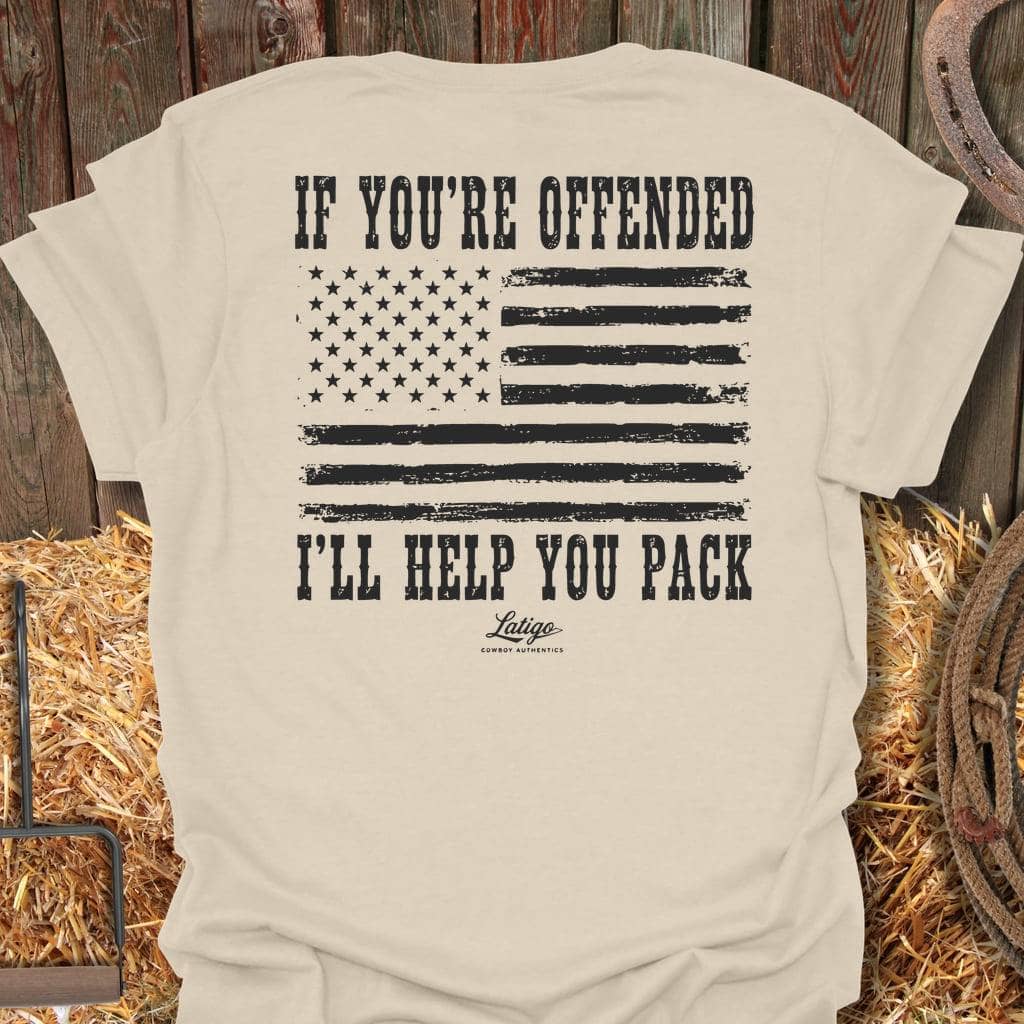 Printify T-Shirt Natural / 4XL Help Pack Big Country Tee