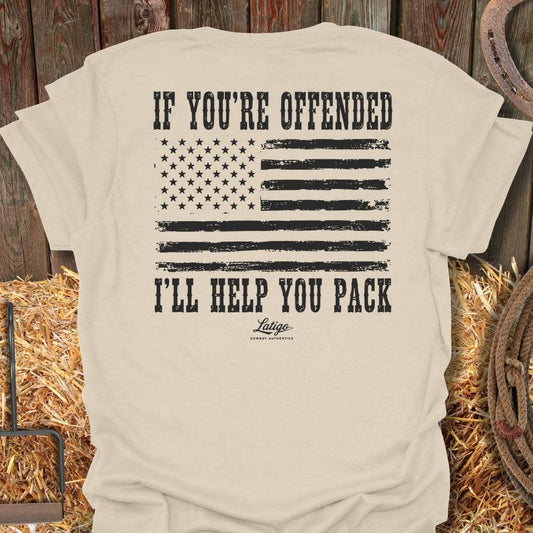 Printify T-Shirt Natural / 4XL Help Pack Big Country Tee
