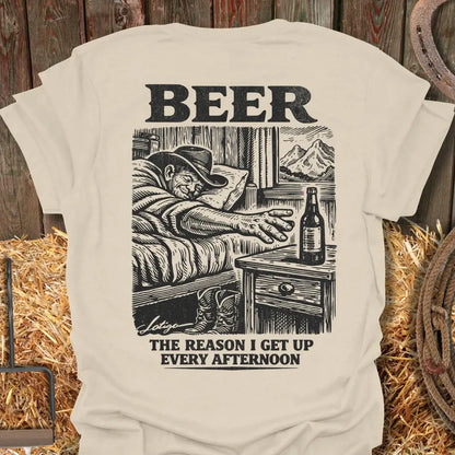 Printify T-Shirt Natural / S Afternoon Beer Tee