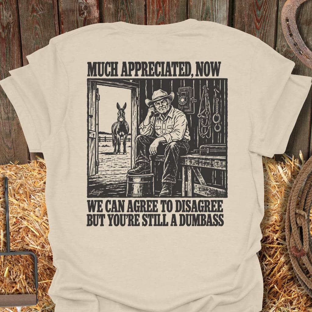 Printify T-Shirt Natural / S Agree To Disagree Tee