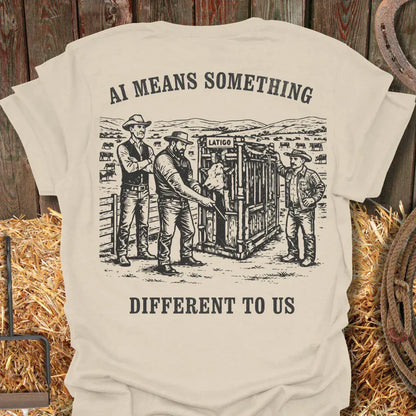 Printify T-Shirt Natural / S AI Tee
