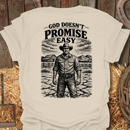 Printify T-Shirt Natural / S Ain't Easy Tee