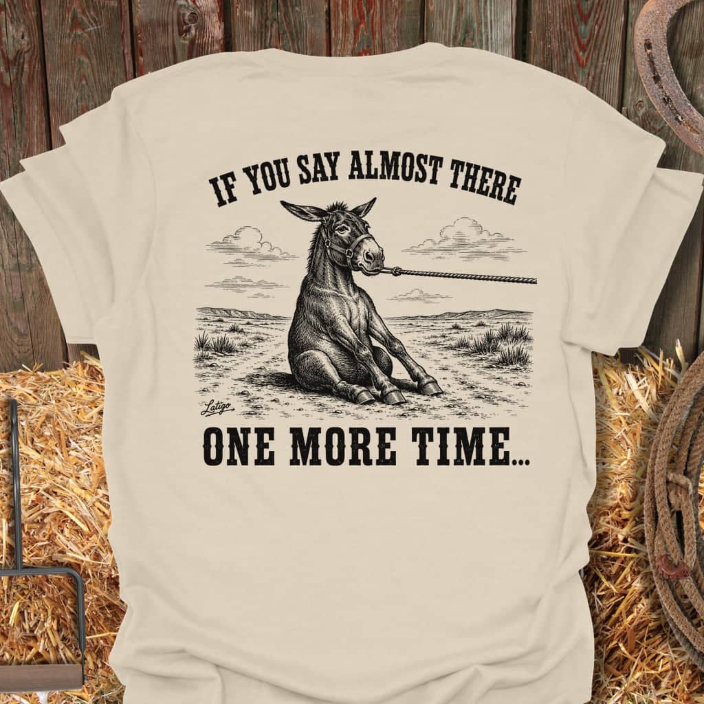 Printify T-Shirt Natural / S Almost There Tee