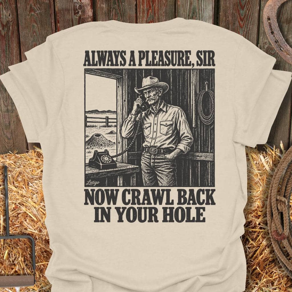 Printify T-Shirt Natural / S Always A Pleasure Tee