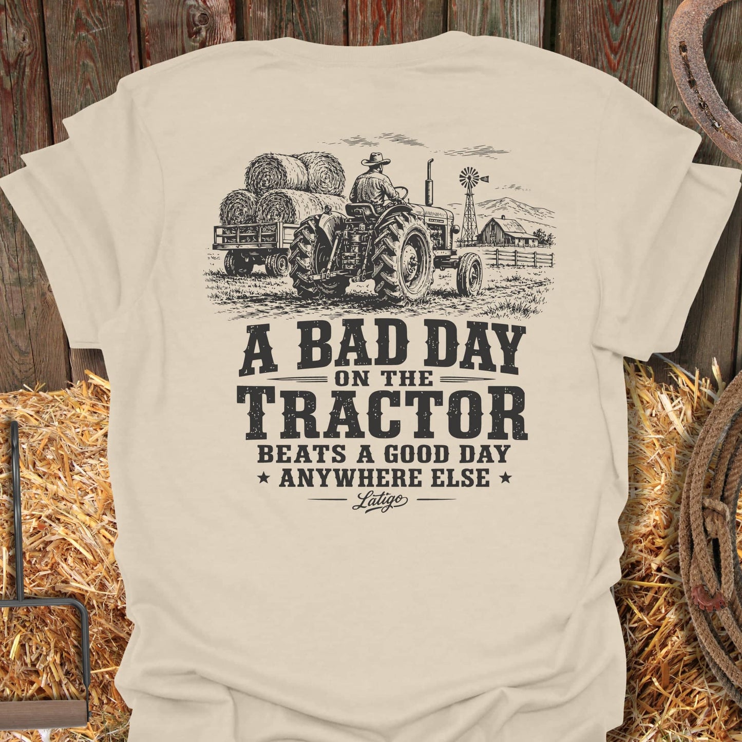 Printify T-Shirt Natural / S Bad Day Tee