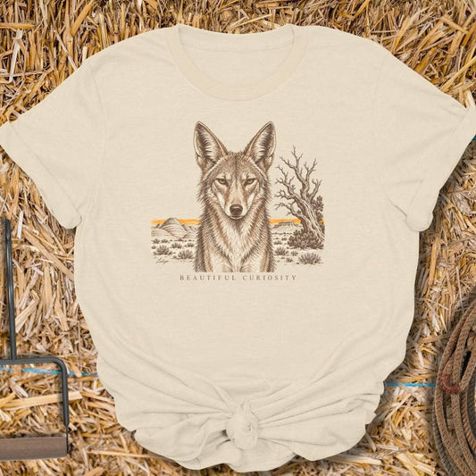 Printify T-Shirt Natural / S Beautiful Curiosity Tee