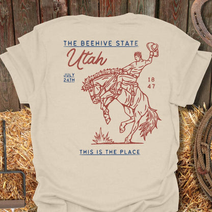 Printify T-Shirt Natural / S Beehive Tee
