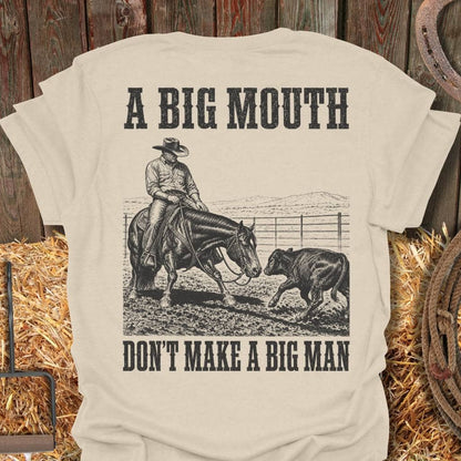 Printify T-Shirt Natural / S Big Mouth Tee