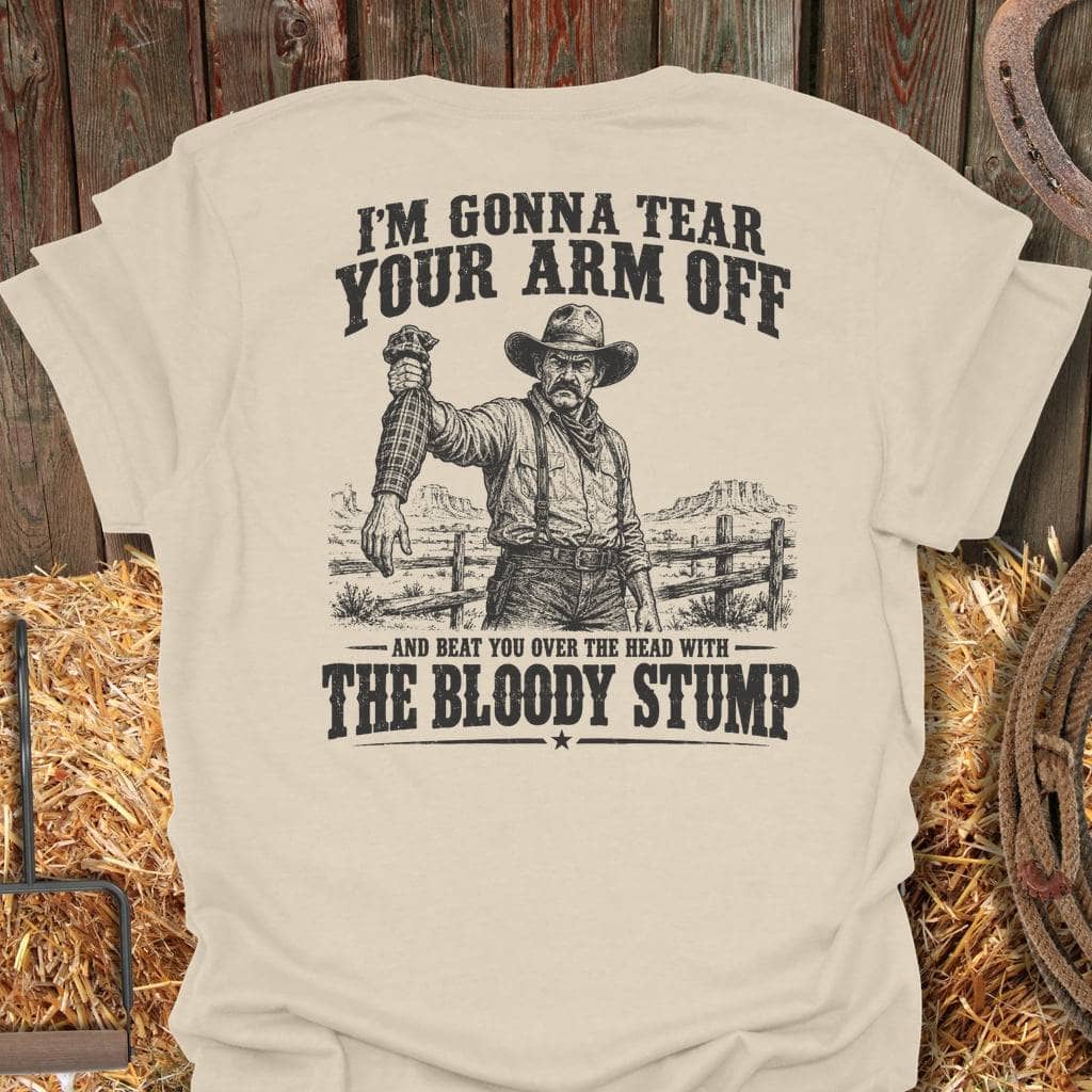 Printify T-Shirt Natural / S Bloody Stump Tee