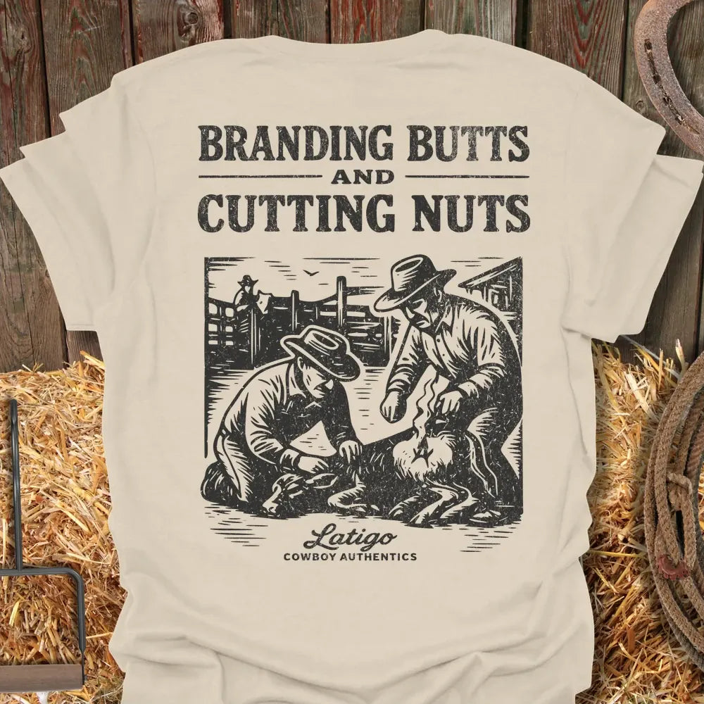 Printify T-Shirt Natural / S Branding Butts