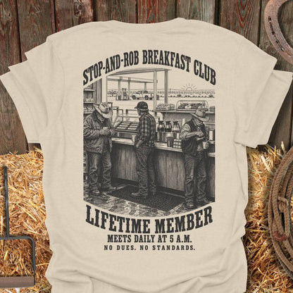 Printify T-Shirt Natural / S Breakfast Club Tee