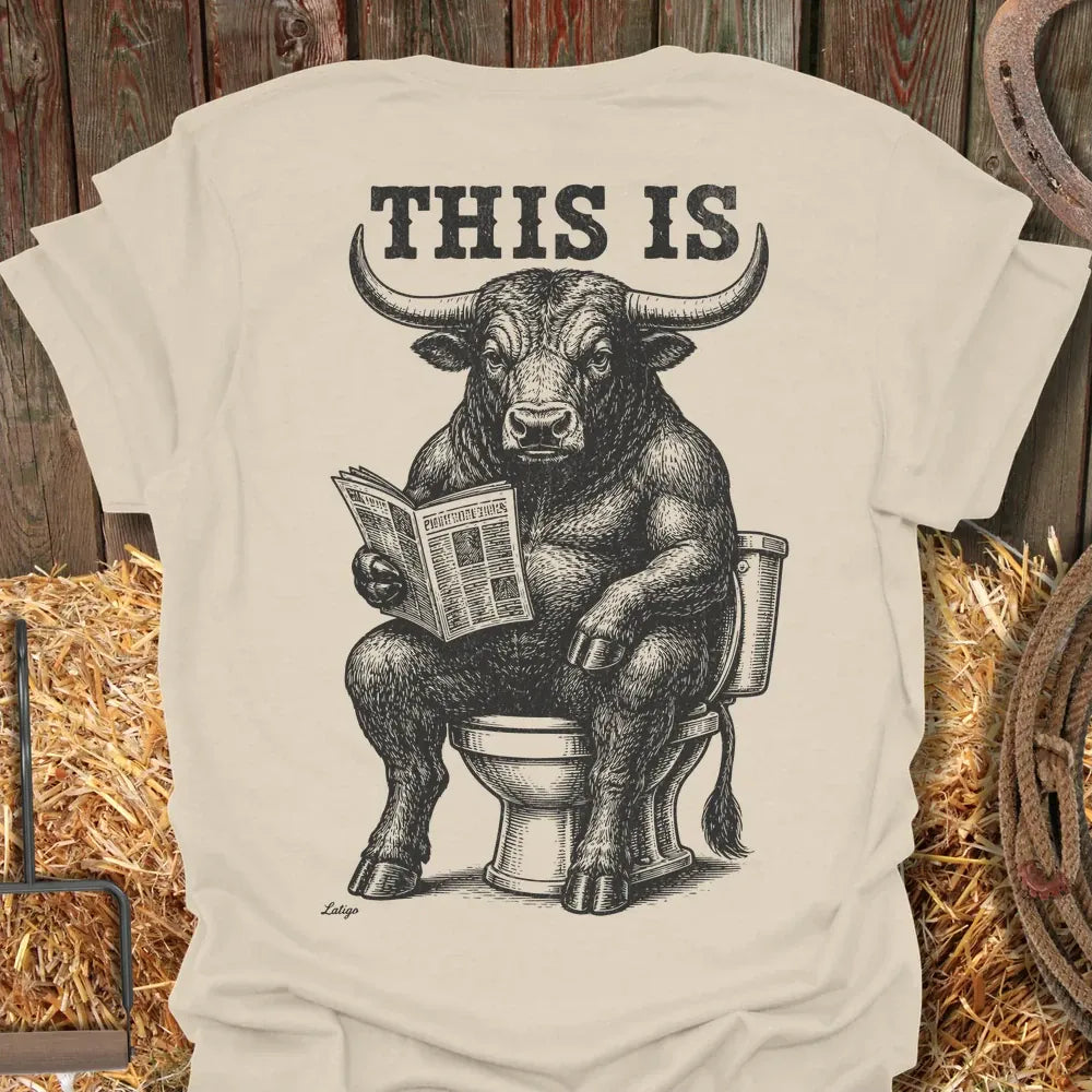 Printify T-Shirt Natural / S Bull Tee