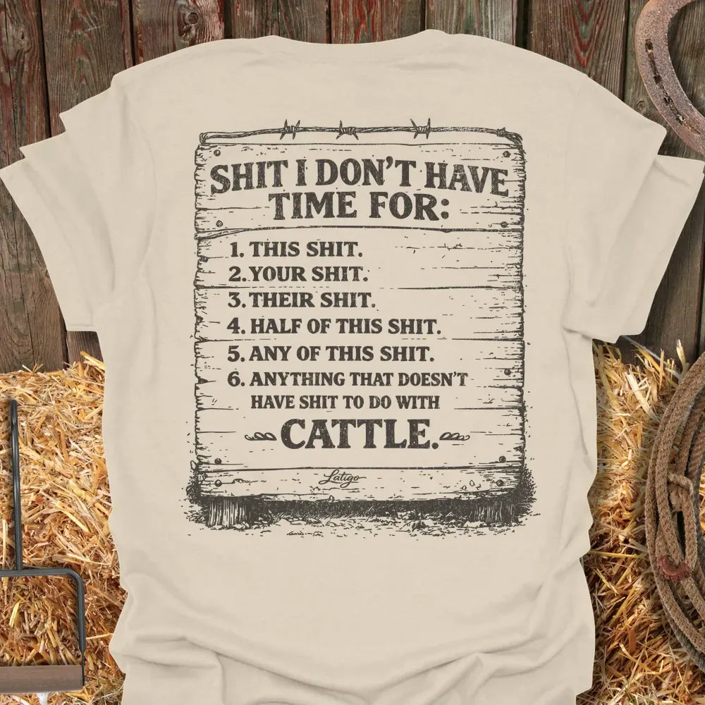 Printify T-Shirt Natural / S Cattle Tee
