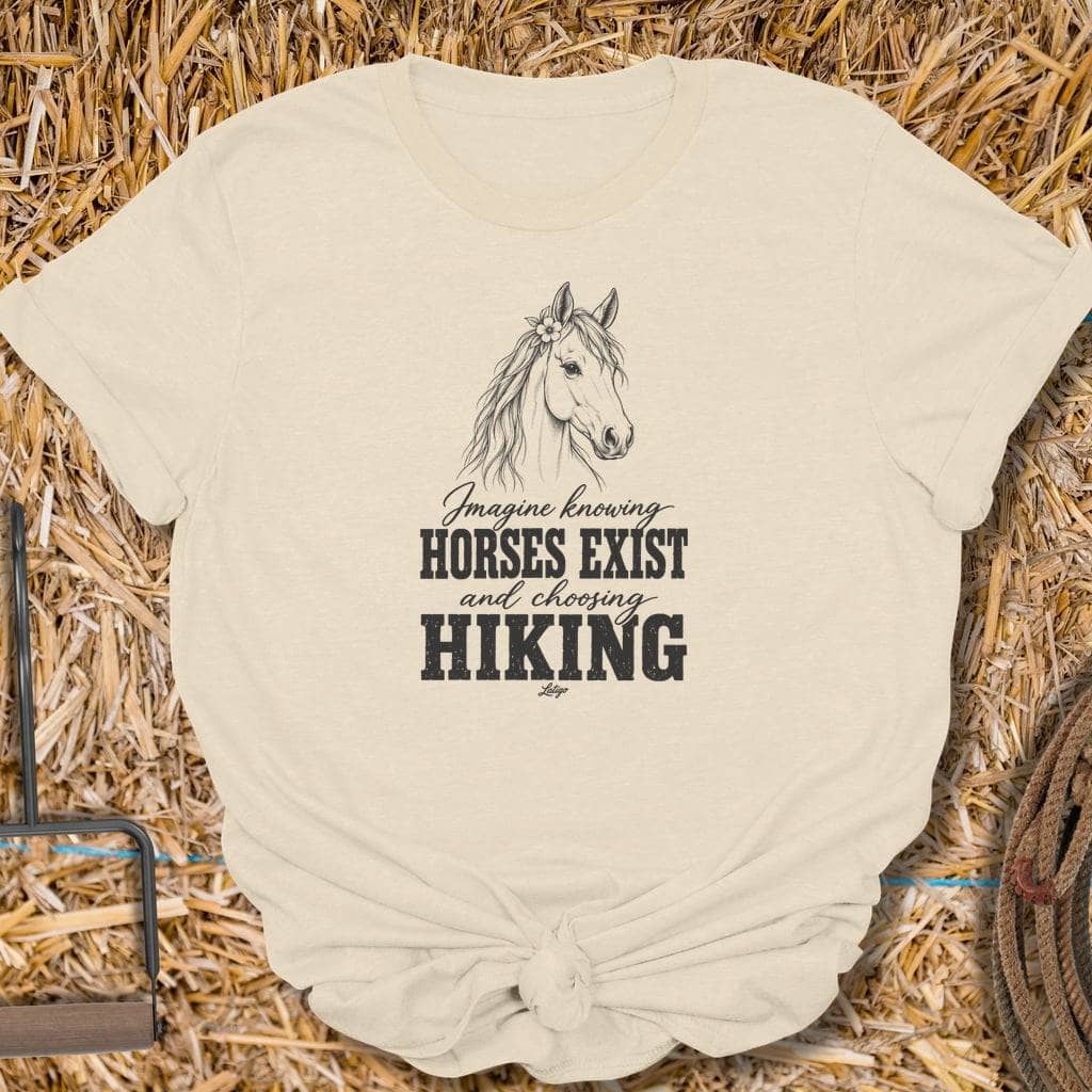Printify T-Shirt Natural / S Choosing Hiking Tee