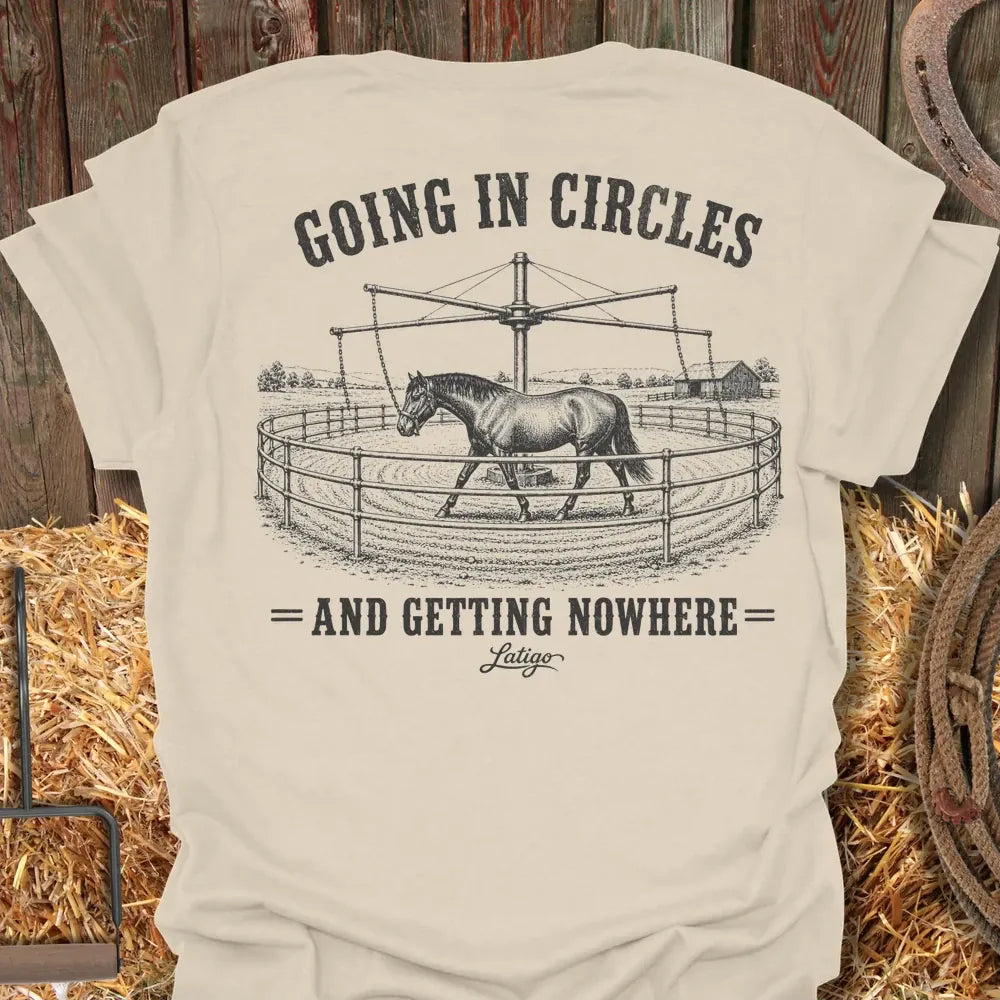 Printify T-Shirt Natural / S Circles Tee