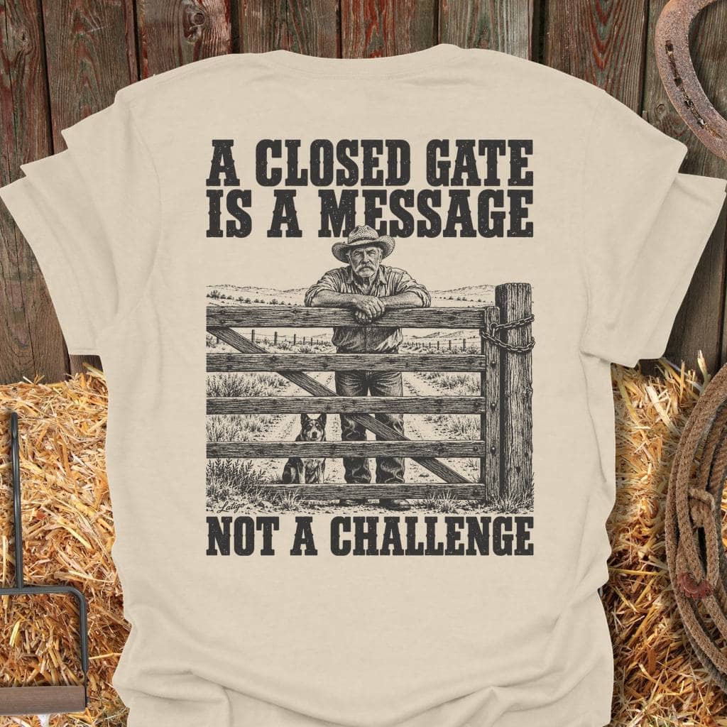 Printify T-Shirt Natural / S Closed Gate Tee