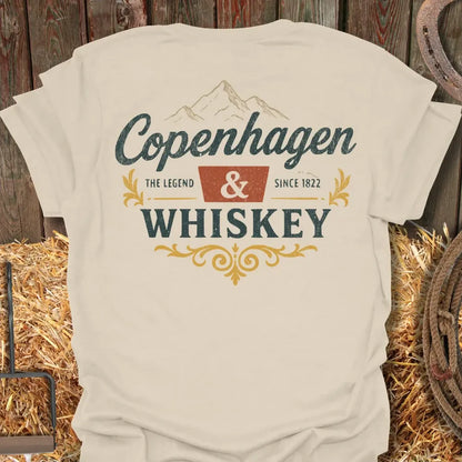 Printify T-Shirt Natural / S Cope And Whiskey Tee