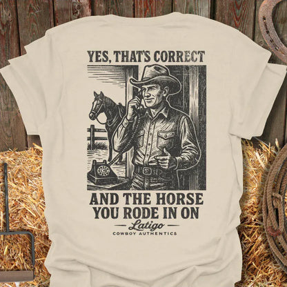 Printify T-Shirt Natural / S Correct Tee