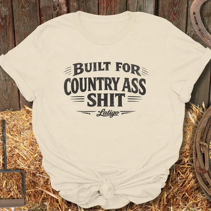 Printify T-Shirt Natural / S Country Ass Shit Tee