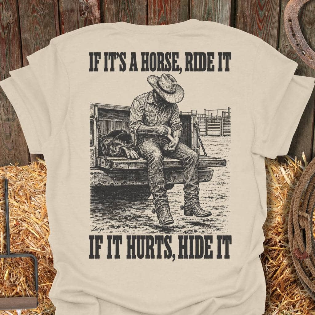Printify T-Shirt Natural / S Cowboy Logic Tee