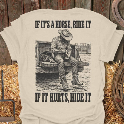 Printify T-Shirt Natural / S Cowboy Logic Tee