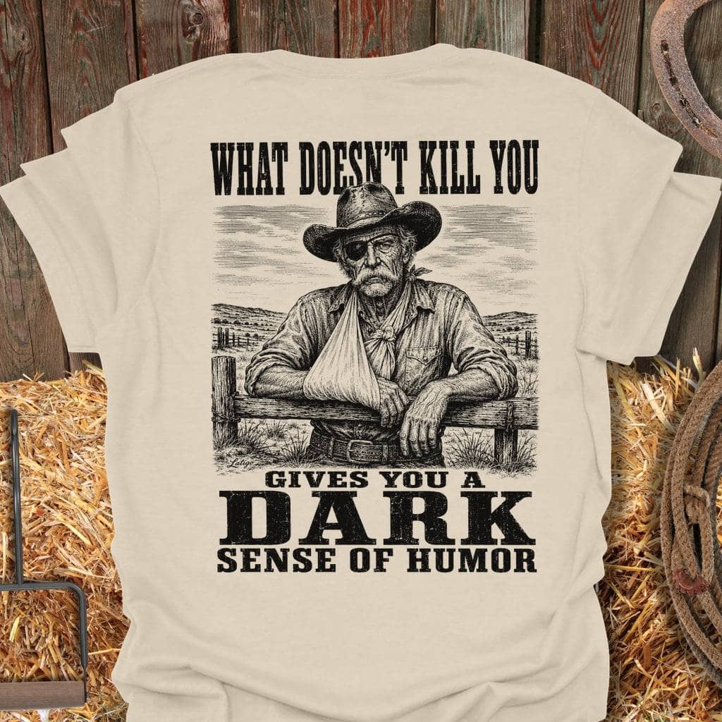 Printify T-Shirt Natural / S Dark Humor Tee
