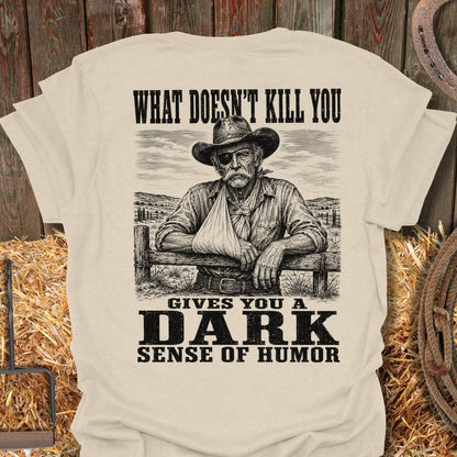 Printify T-Shirt Natural / S Dark Humor Tee