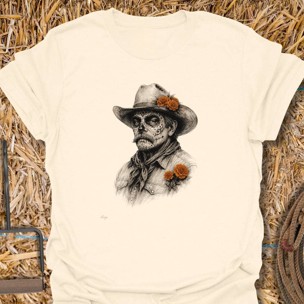 Printify T-Shirt Natural / S Dia Vaquero Tee