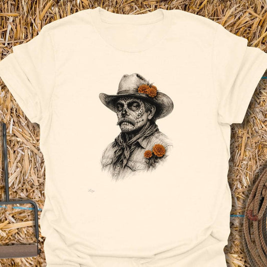 Printify T-Shirt Natural / S Dia Vaquero Tee
