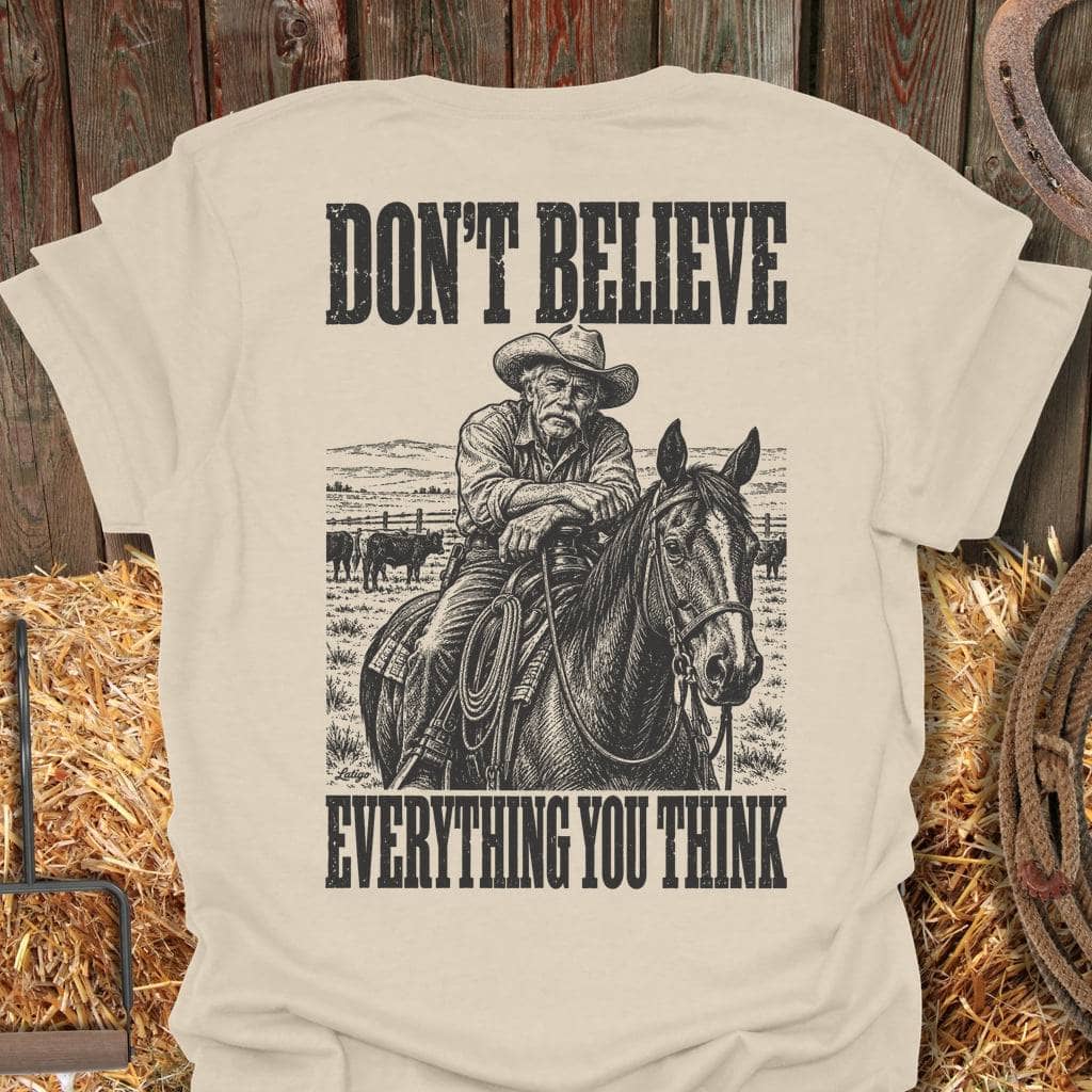 Printify T-Shirt Natural / S Don't Believe Tee