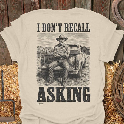Printify T-Shirt Natural / S Don't Recall Tee
