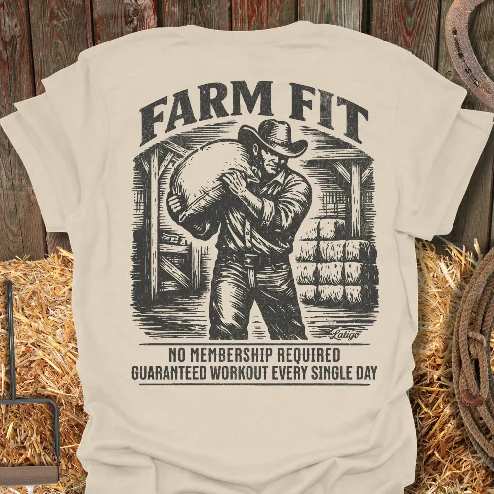 Printify T-Shirt Natural / S Farm Fit Tee