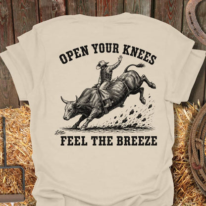 Printify T-Shirt Natural / S Feel The Breeze Tee