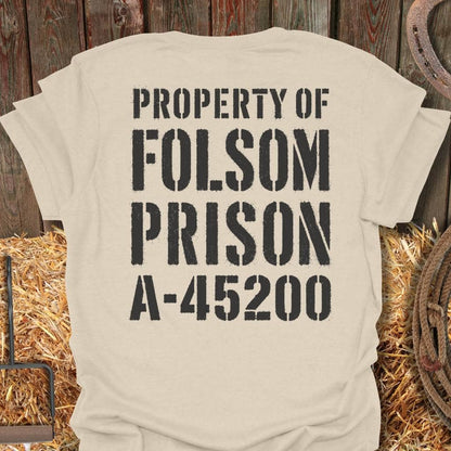 Printify T-Shirt Natural / S Folsom Prison Tee
