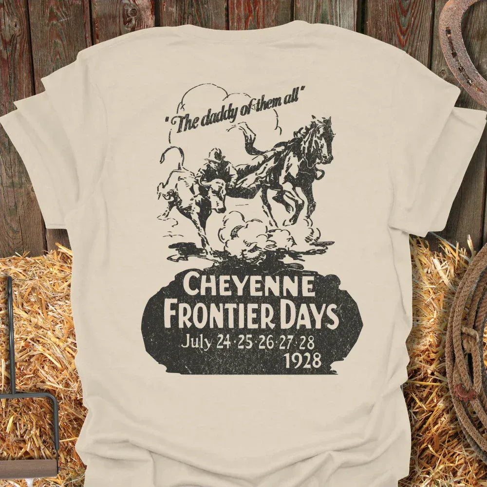 Printify T-Shirt Natural / S Frontier Days Tee