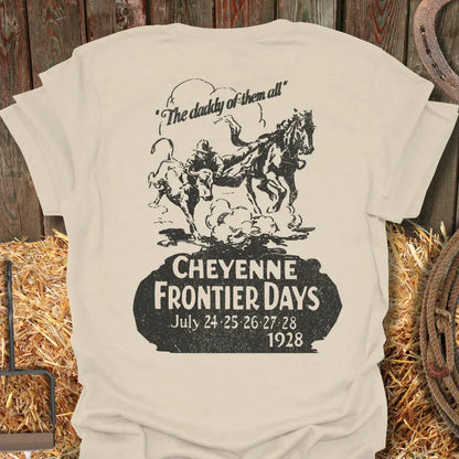 Printify T-Shirt Natural / S Frontier Days Tee